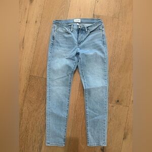 Frame Denim Women's L’Homme slim light Blue Skinny Jeans- size 26